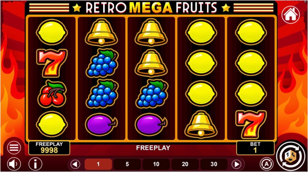 Retro Mega Fruits slot