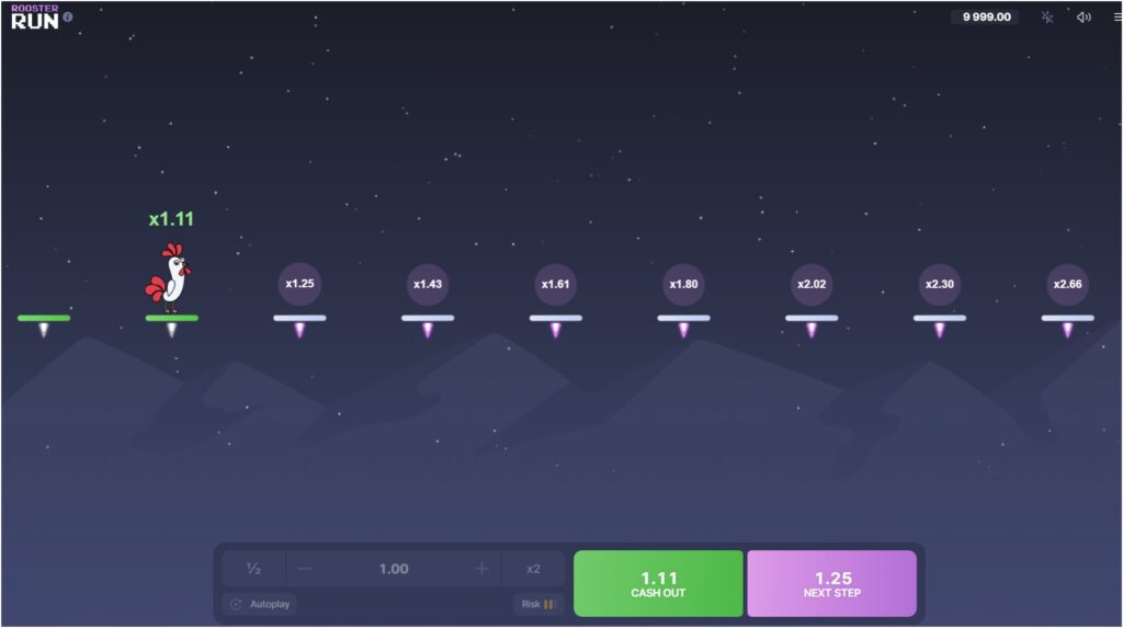 Rooster Run crash games