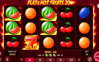 Flat And hot fruits 20