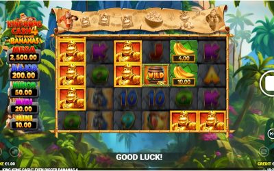 King Kong Cash Even Bigger Bananas 4 Slot